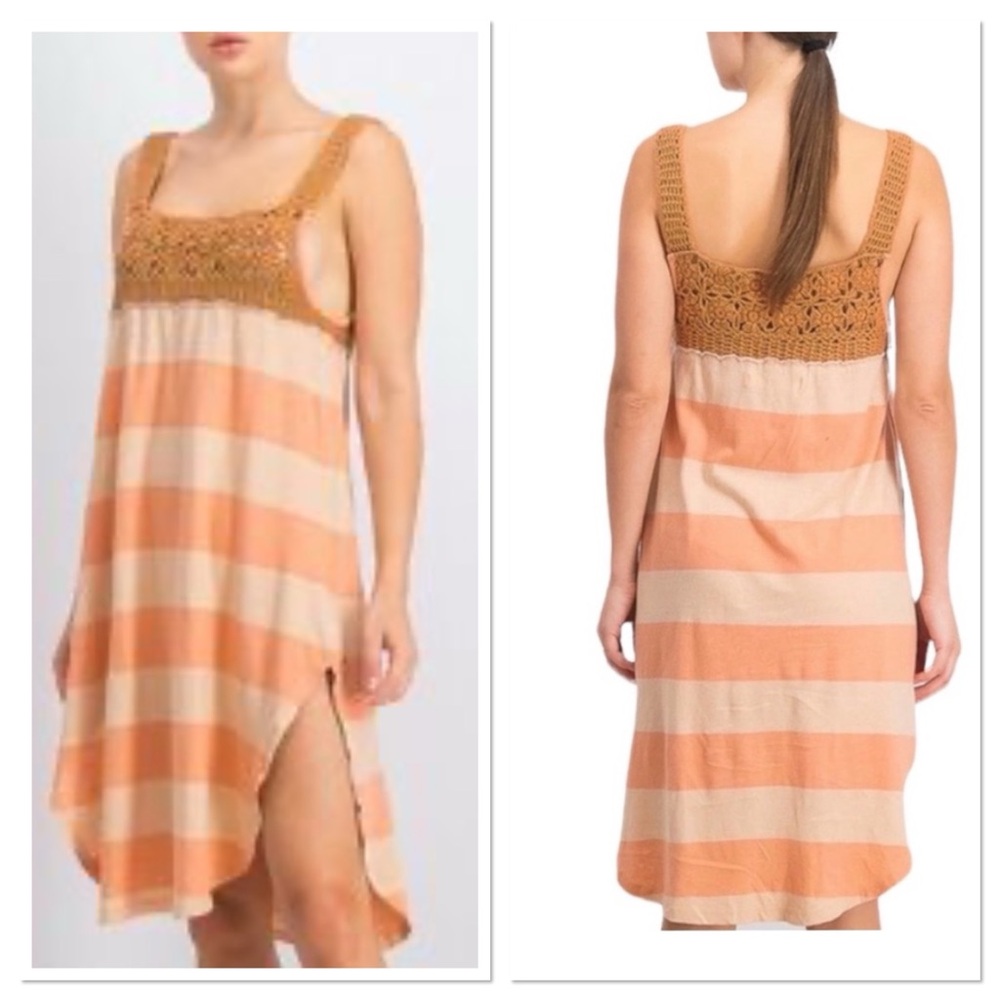 Free People We the Free Luca Tank Top Sz S Cotton Blend Sayulita Combo NWT